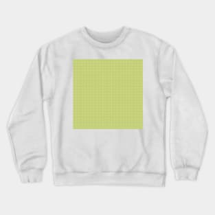 retro pattern - green Crewneck Sweatshirt